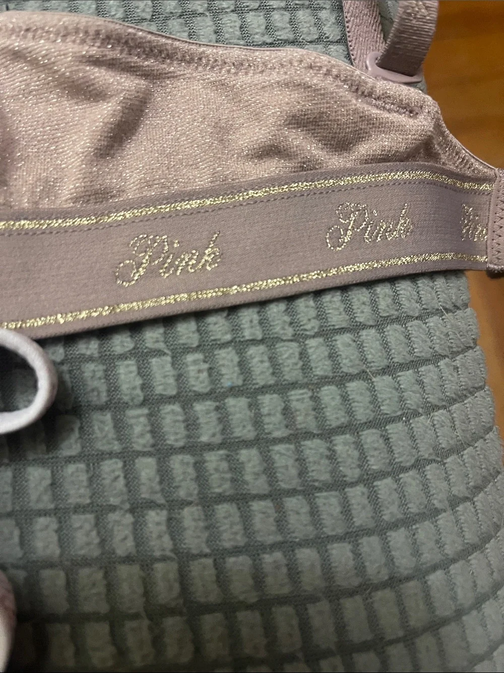 Pink by Victoria Secret Pink & taupe Lightly Padded Bras  32B